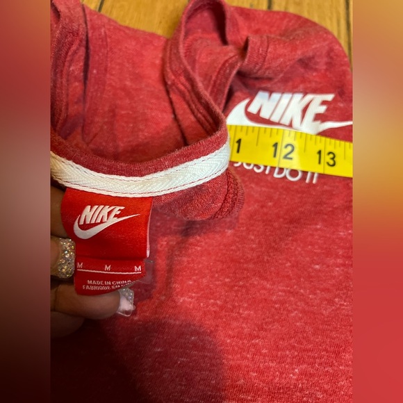 vintage nike racer back tank top shirt Women’s medium Heather Red - Picture 4 of 6